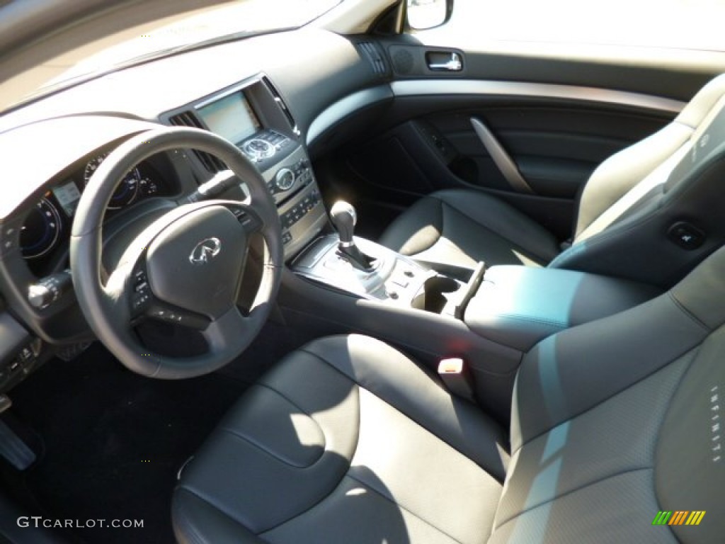 Graphite Interior 2010 Infiniti G 37 x AWD Coupe Photo #79137355
