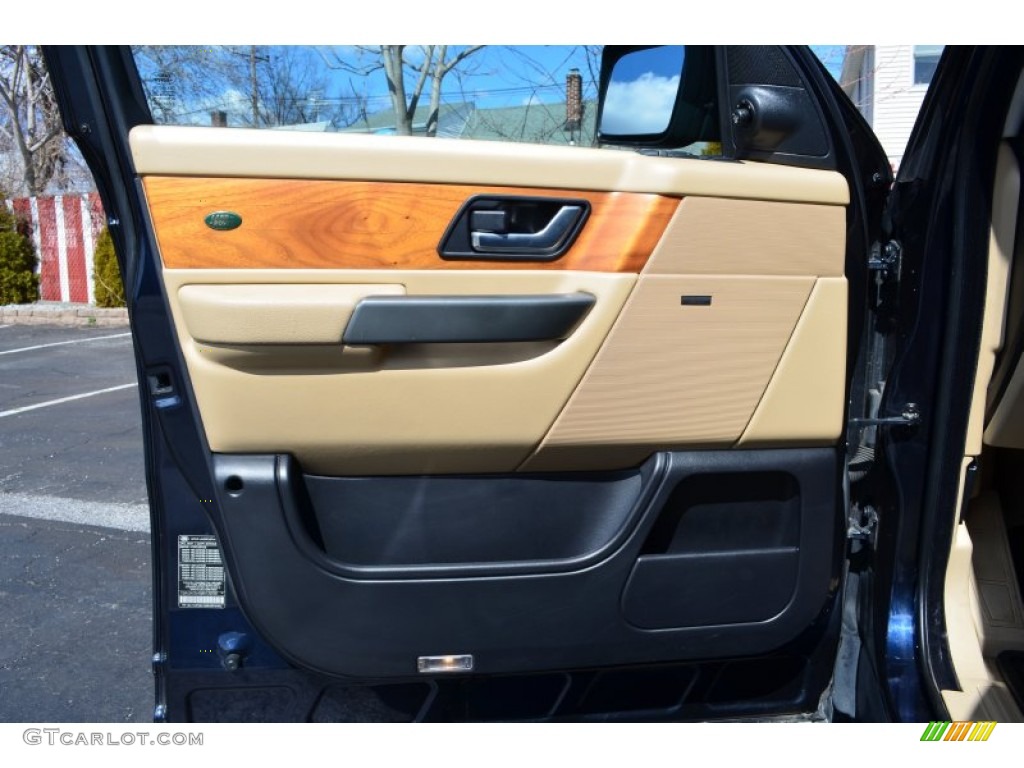 2008 Land Rover Range Rover Sport HSE Almond Door Panel Photo #79137516