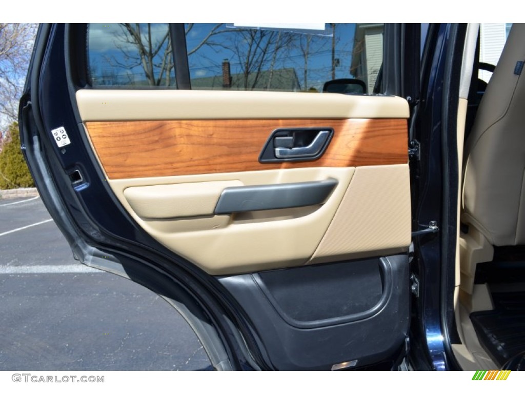 2008 Land Rover Range Rover Sport HSE Almond Door Panel Photo #79137534