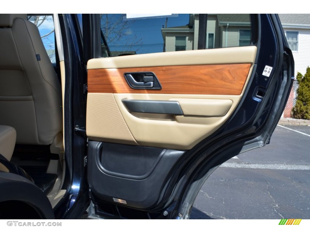 2008 Land Rover Range Rover Sport HSE Almond Door Panel Photo #79137549