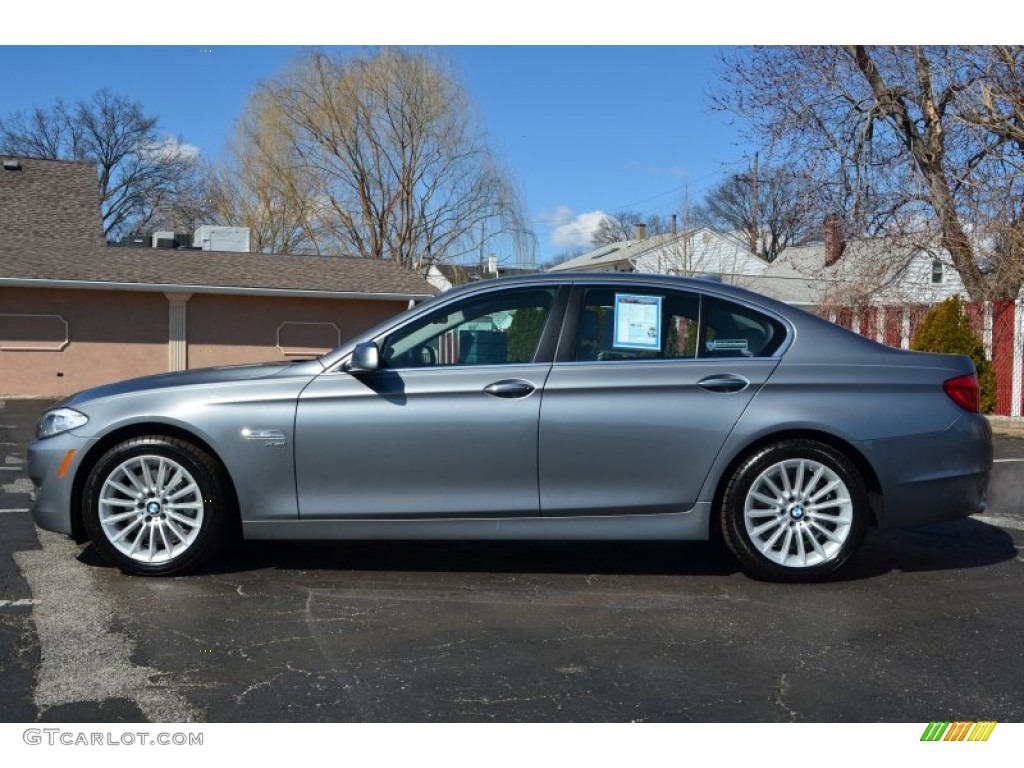 Space Gray Metallic 2012 BMW 5 Series 535i xDrive Sedan Exterior Photo #79137762