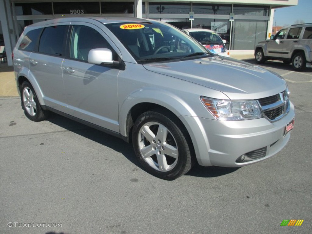 2009 Journey SXT AWD - Bright Silver Metallic / Dark Slate Gray/Light Graystone photo #1