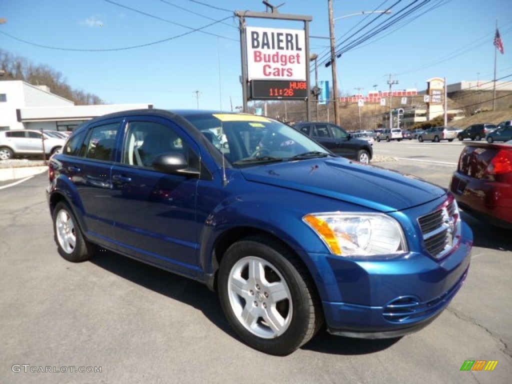 2009 Caliber SXT - Deep Water Blue Pearl / Dark Slate Gray photo #1
