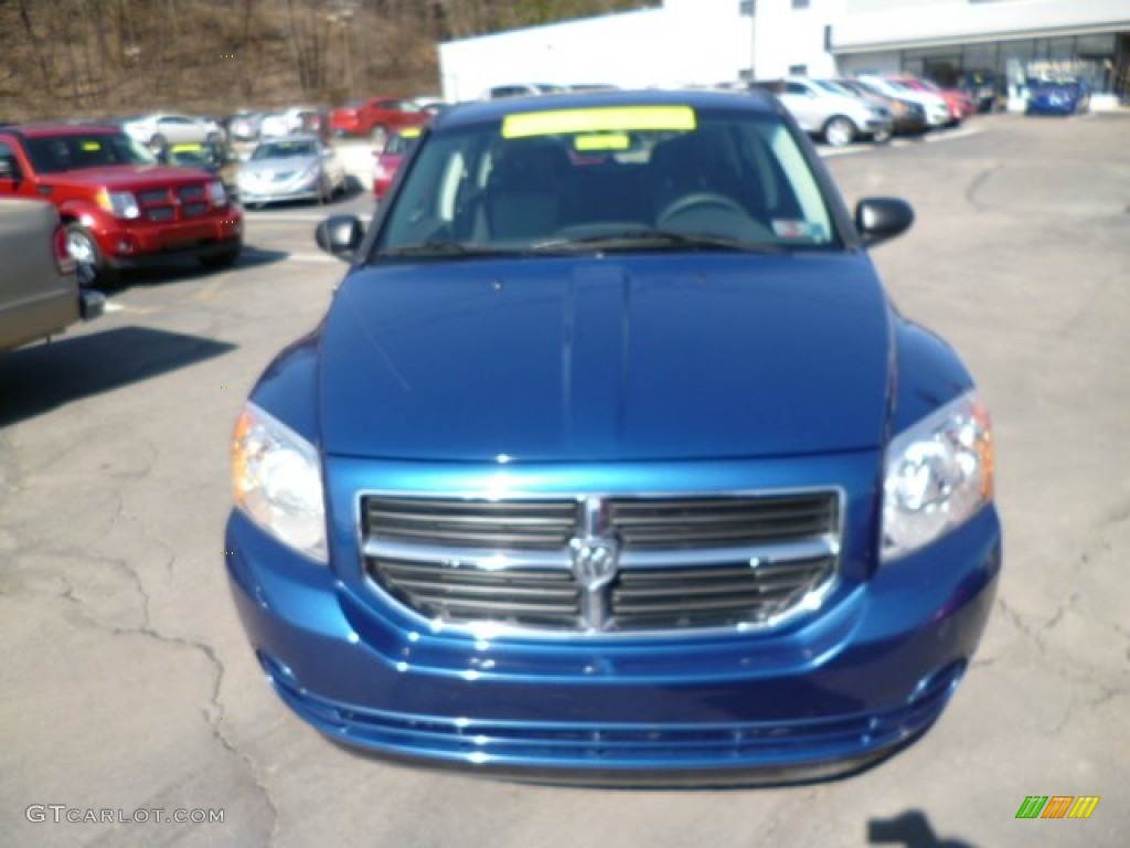 2009 Caliber SXT - Deep Water Blue Pearl / Dark Slate Gray photo #2