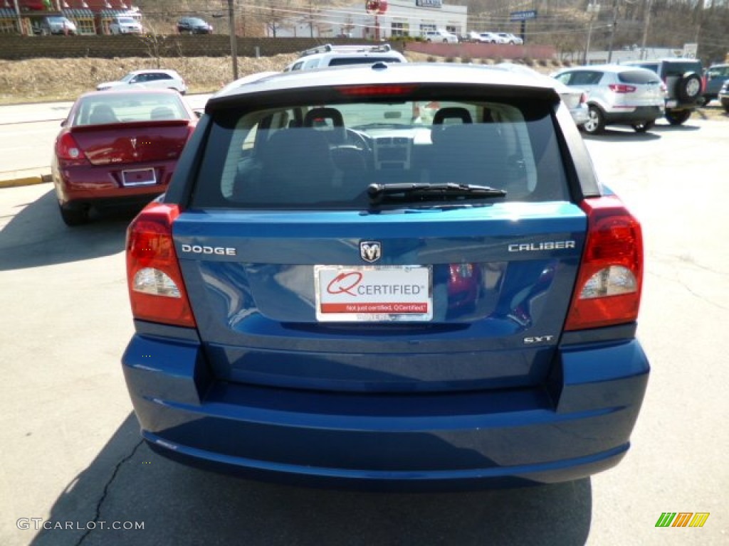 2009 Caliber SXT - Deep Water Blue Pearl / Dark Slate Gray photo #6