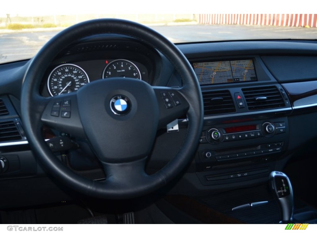 2008 BMW X5 3.0si Black Dashboard Photo #79138396