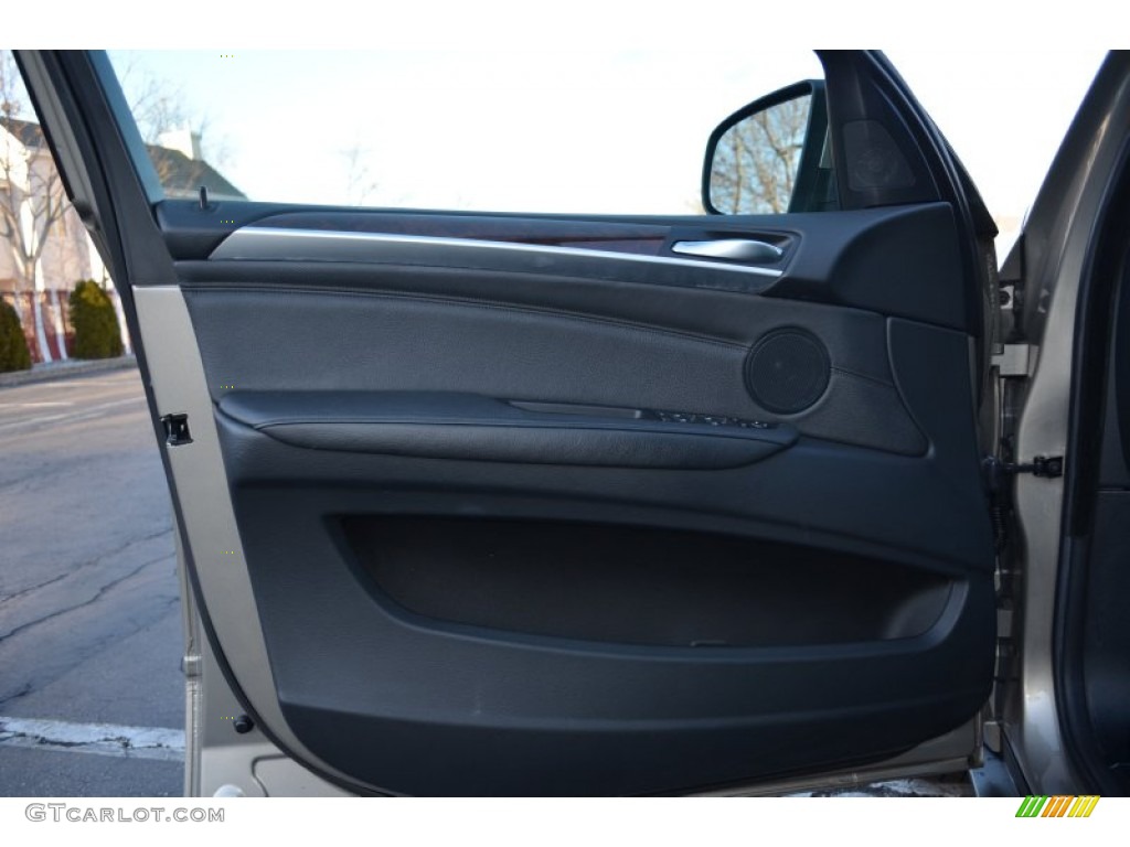 2008 BMW X5 3.0si Black Door Panel Photo #79138543