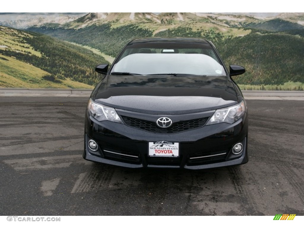 2013 Camry SE - Attitude Black Metallic / Black/Ash photo #3