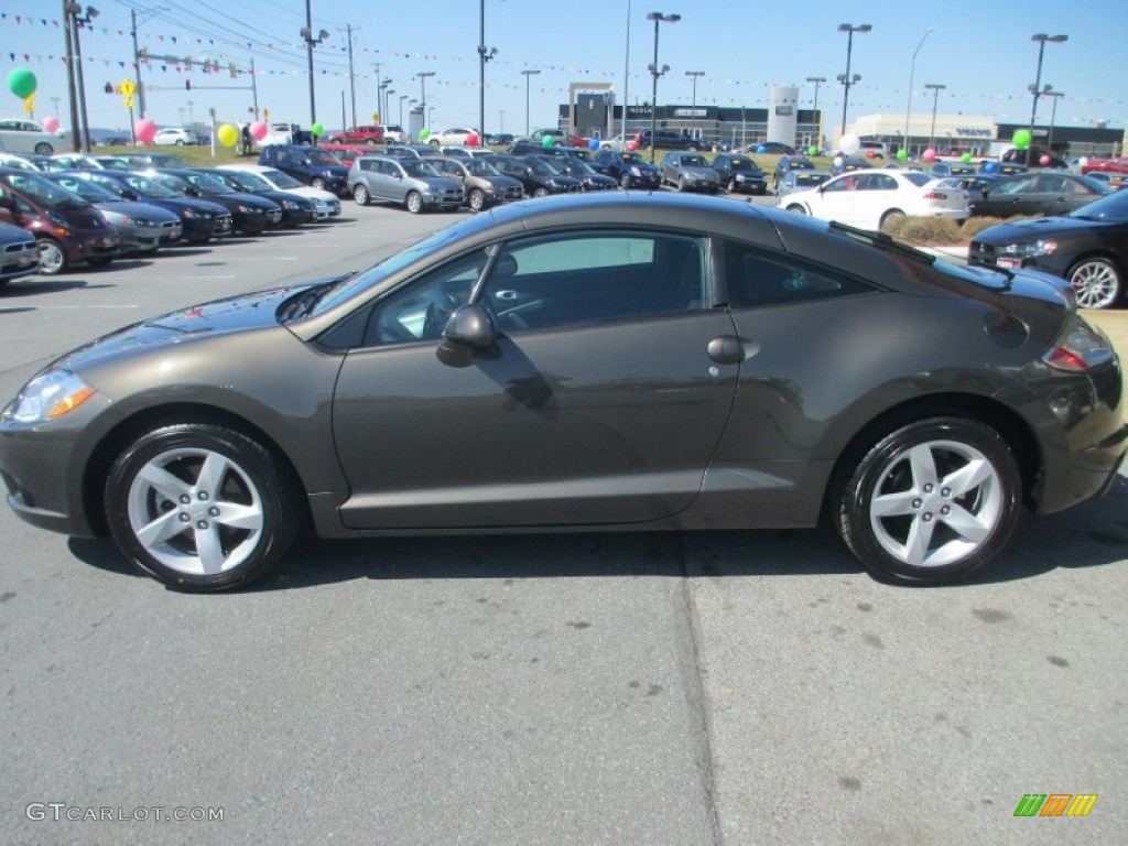 2010 Eclipse GS Coupe - Carbon Pearl / Dark Charcoal photo #4