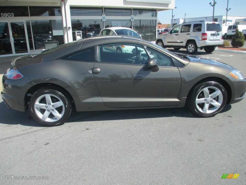 2010 Eclipse GS Coupe - Carbon Pearl / Dark Charcoal photo #7