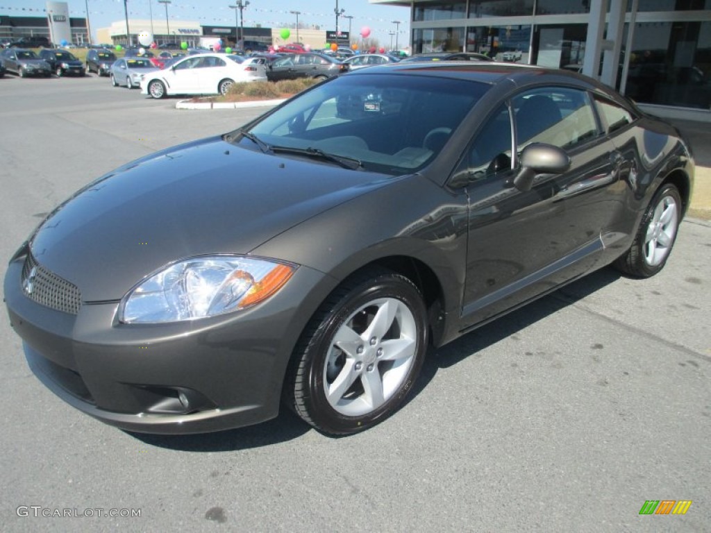 2010 Eclipse GS Coupe - Carbon Pearl / Dark Charcoal photo #9