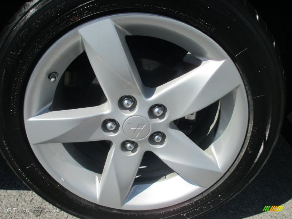 2010 Eclipse GS Coupe - Carbon Pearl / Dark Charcoal photo #12