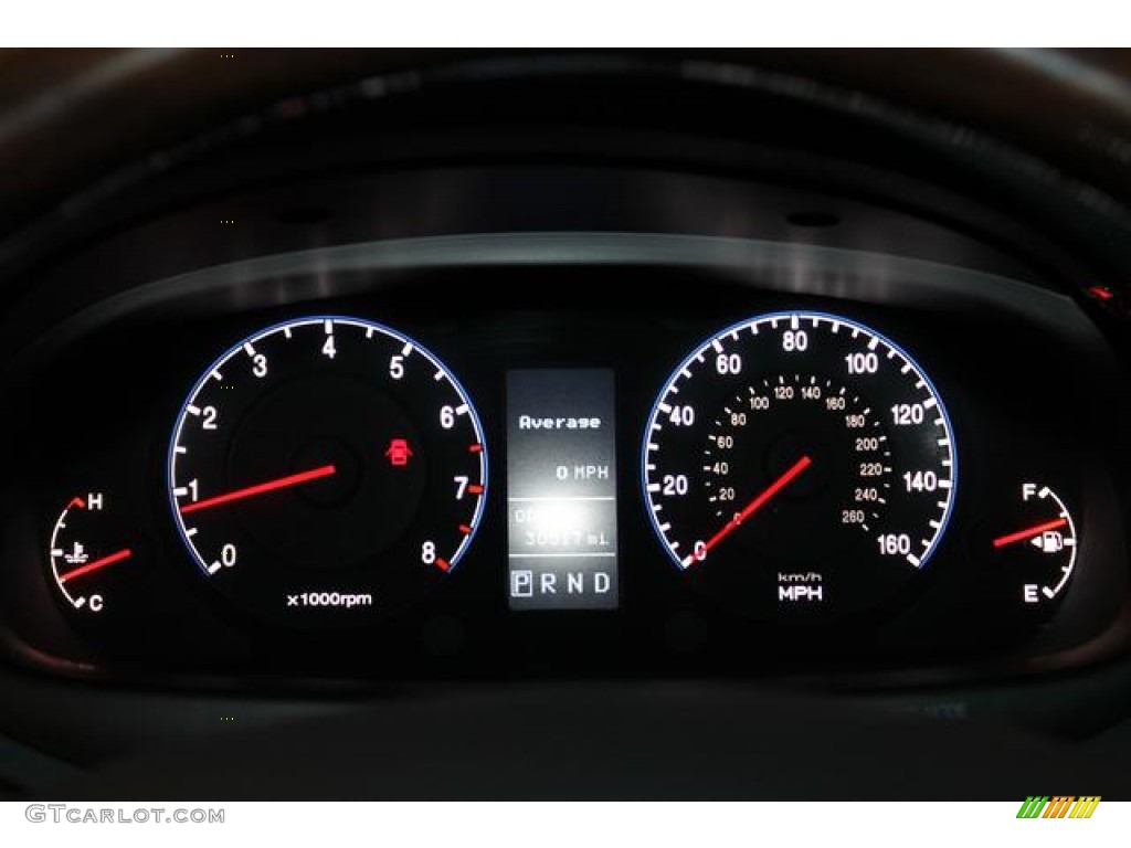 2010 Hyundai Azera Limited Gauges Photo #79140675