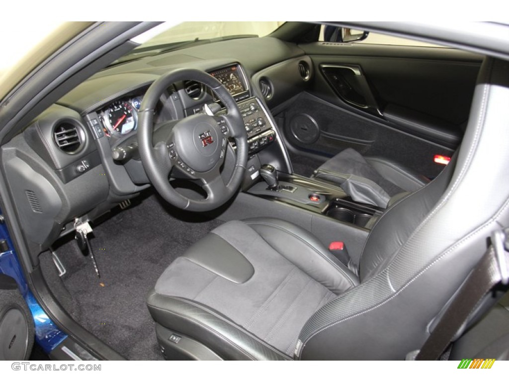 Black Interior 2013 Nissan GT-R Premium Photo #79140861