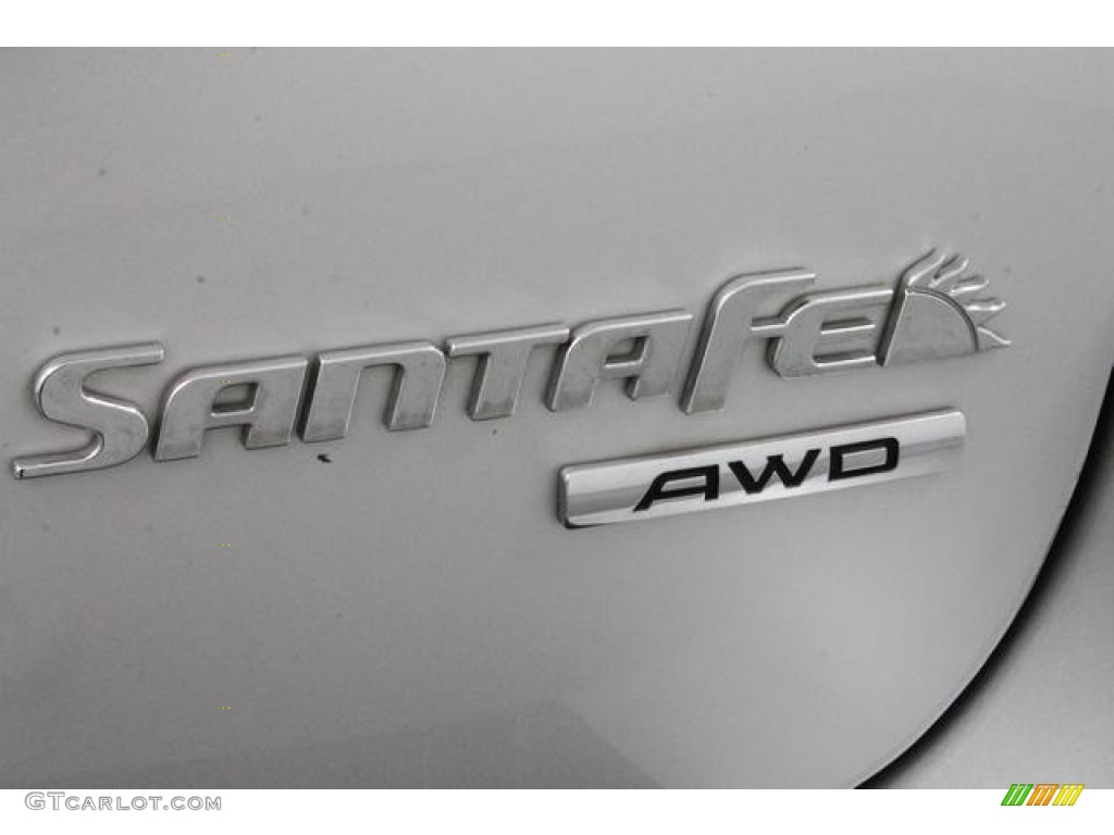 2008 Santa Fe GLS 4WD - Bright Silver / Gray photo #16