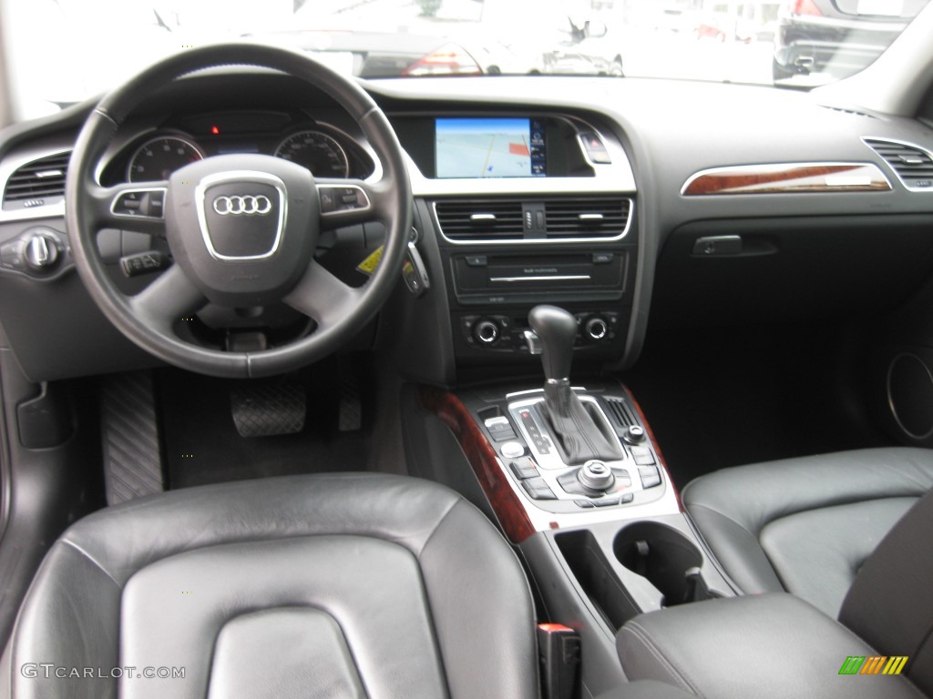 2010 Audi A4 2.0T quattro Avant Black Dashboard Photo #79142328