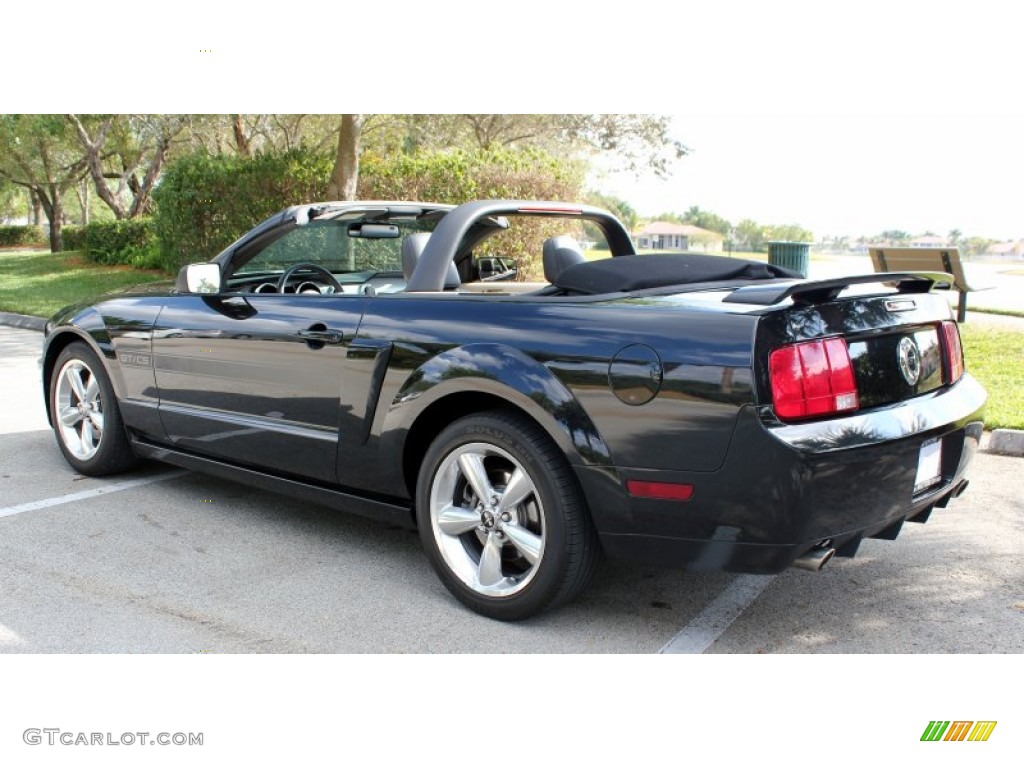 2007 Mustang GT/CS California Special Convertible - Black / Black/Parchment photo #4