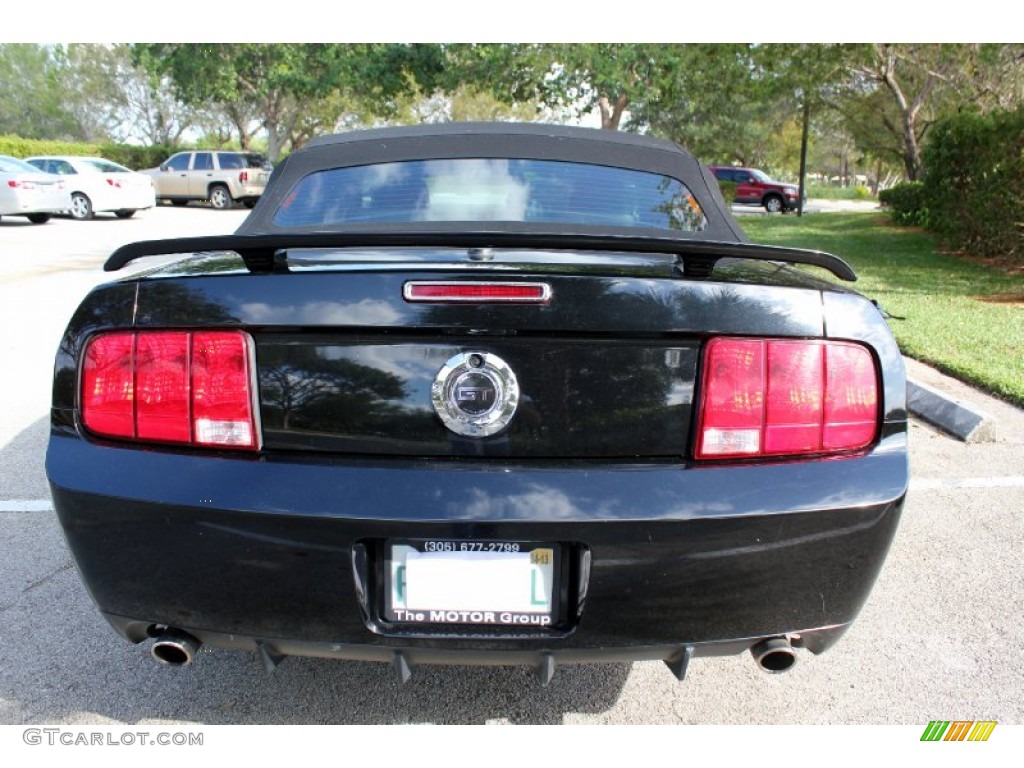 2007 Mustang GT/CS California Special Convertible - Black / Black/Parchment photo #16