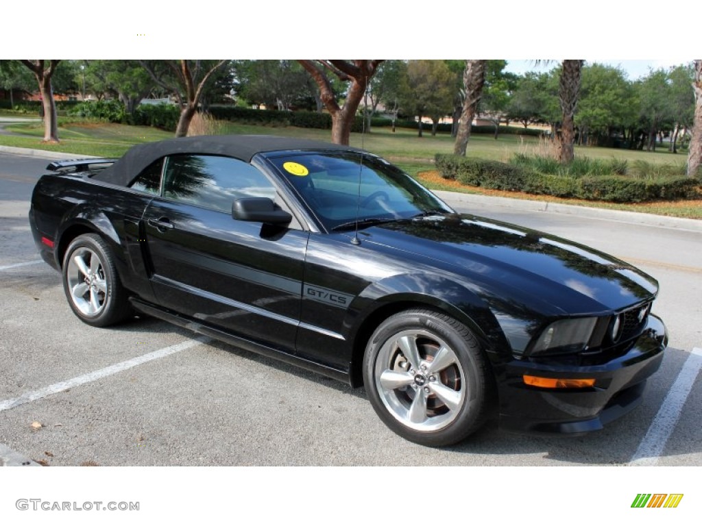 Black 2007 Ford Mustang GT/CS California Special Convertible Exterior Photo #79142571