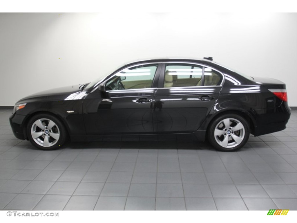 Jet Black 2005 BMW 5 Series 525i Sedan Exterior Photo #79143114
