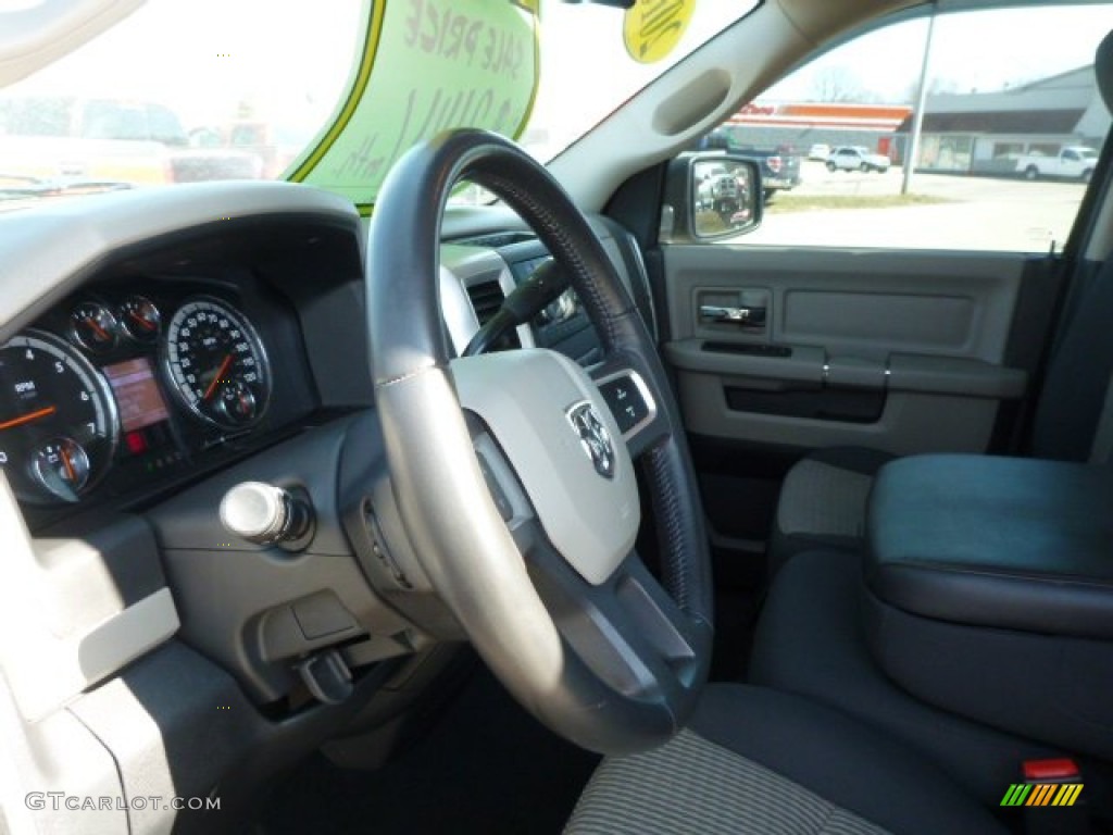 2010 Ram 1500 Big Horn Quad Cab 4x4 - Inferno Red Crystal Pearl / Dark Slate/Medium Graystone photo #16