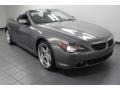 2007 Stratus Grey Metallic BMW 6 Series 650i Convertible  photo #1