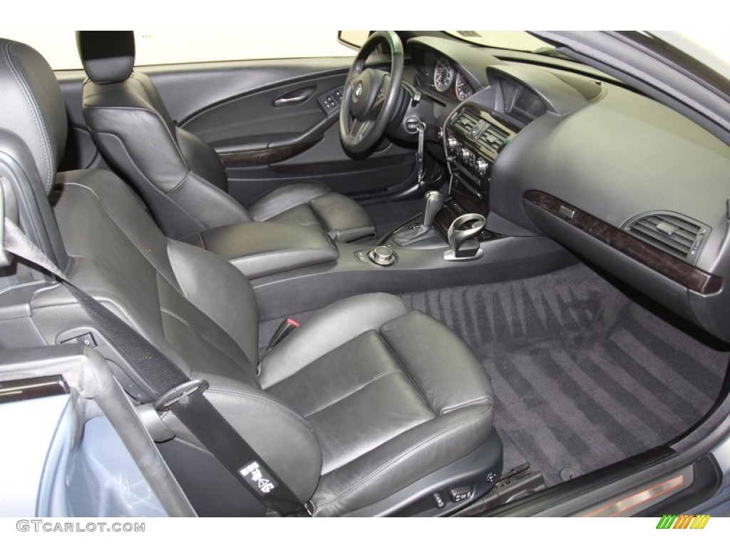2007 6 Series 650i Convertible - Stratus Grey Metallic / Black photo #36