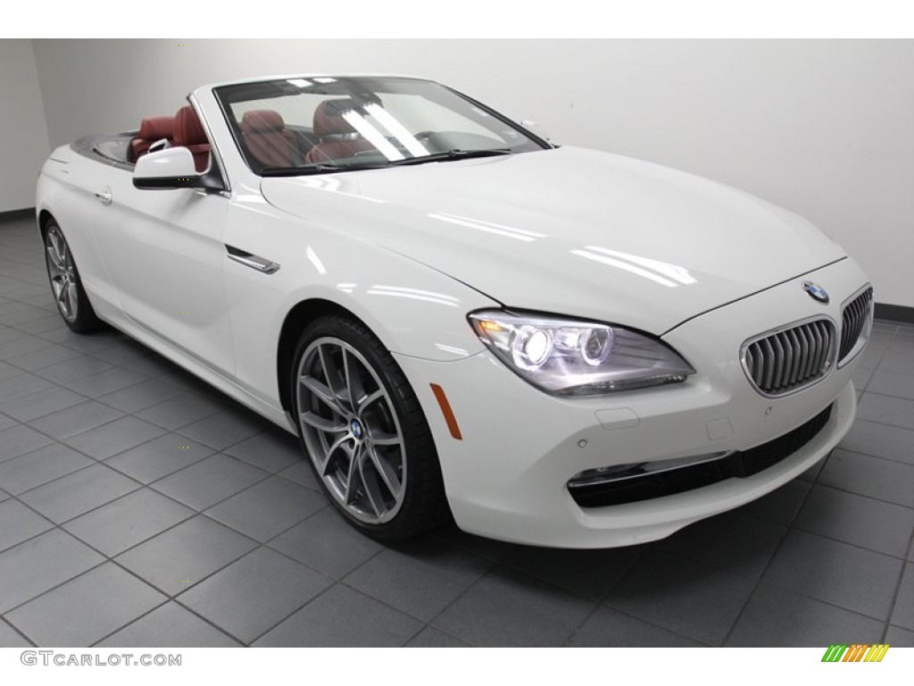 Alpine White 2012 BMW 6 Series 650i Convertible Exterior Photo #79145296