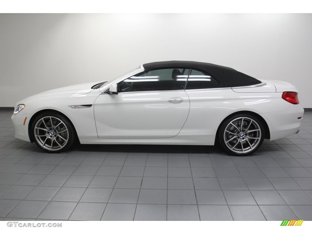 Alpine White 2012 BMW 6 Series 650i Convertible Exterior Photo #79145304