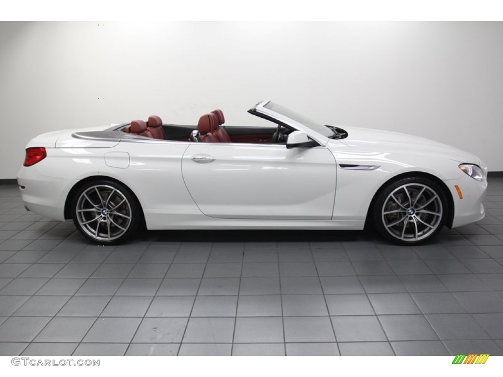 Alpine White 2012 BMW 6 Series 650i Convertible Exterior Photo #79145337