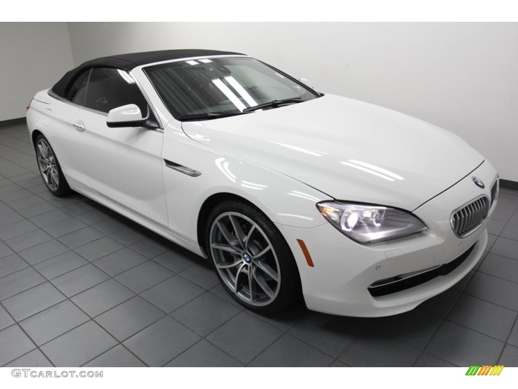 Alpine White 2012 BMW 6 Series 650i Convertible Exterior Photo #79145347