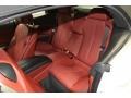 Vermillion Red Nappa Leather 2012 BMW 6 Series 650i Convertible Interior Color