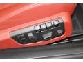 Vermillion Red Nappa Leather Controls Photo for 2012 BMW 6 Series #79145550