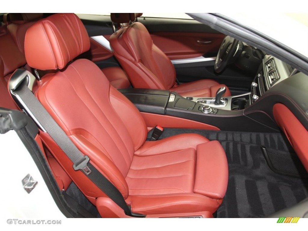 2012 BMW 6 Series 650i Convertible Front Seat Photo #79145565