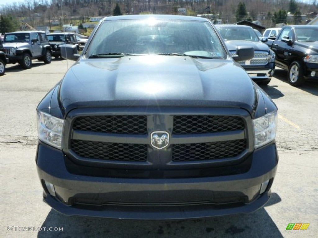 2013 1500 Express Crew Cab 4x4 - Maximum Steel Metallic / Black/Diesel Gray photo #8