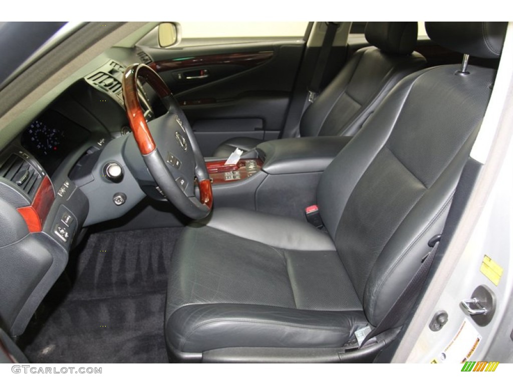 Black Interior 2007 Lexus LS 460 L Photo #79146426