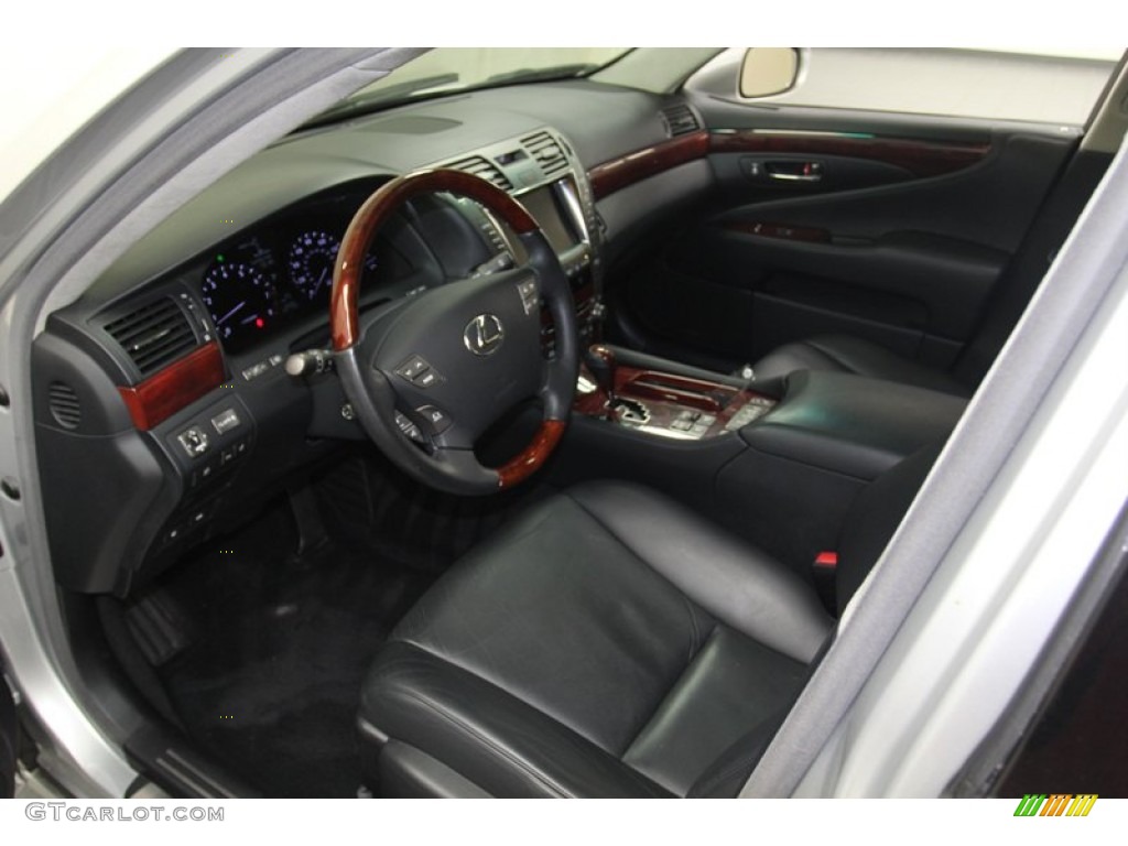 Black Interior 2007 Lexus LS 460 L Photo #79146522