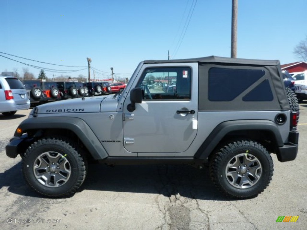 Billet Silver Metallic 2013 Jeep Wrangler Rubicon 4x4 Exterior Photo #79146949