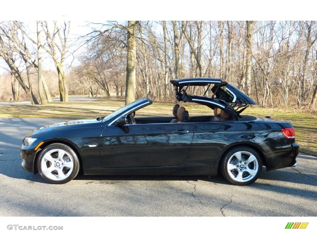 2010 3 Series 328i Convertible - Black Sapphire Metallic / Saddle Brown Dakota Leather photo #13