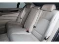 2009 BMW 7 Series Oyster Nappa Leather Interior Rear Seat Photo