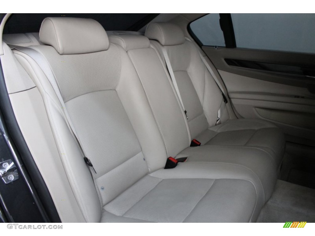 2009 7 Series 750Li Sedan - Dark Graphite Metallic / Oyster Nappa Leather photo #20