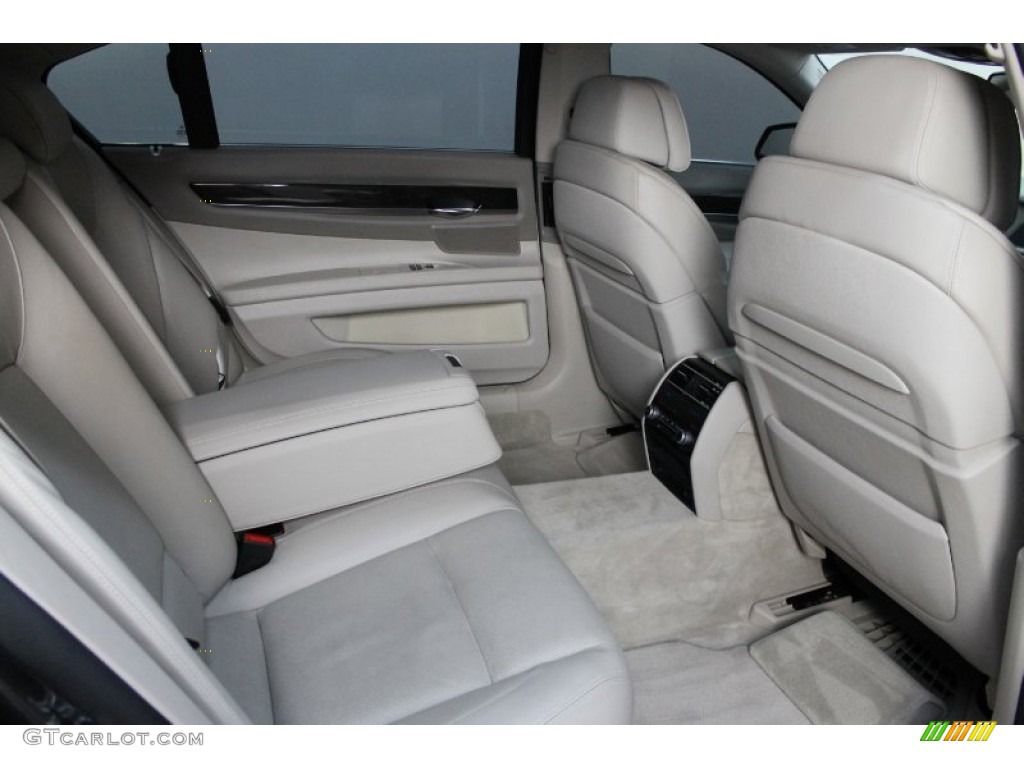 2009 7 Series 750Li Sedan - Dark Graphite Metallic / Oyster Nappa Leather photo #21