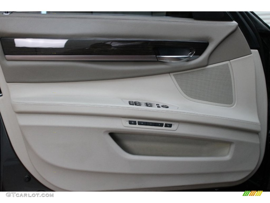 2009 7 Series 750Li Sedan - Dark Graphite Metallic / Oyster Nappa Leather photo #29