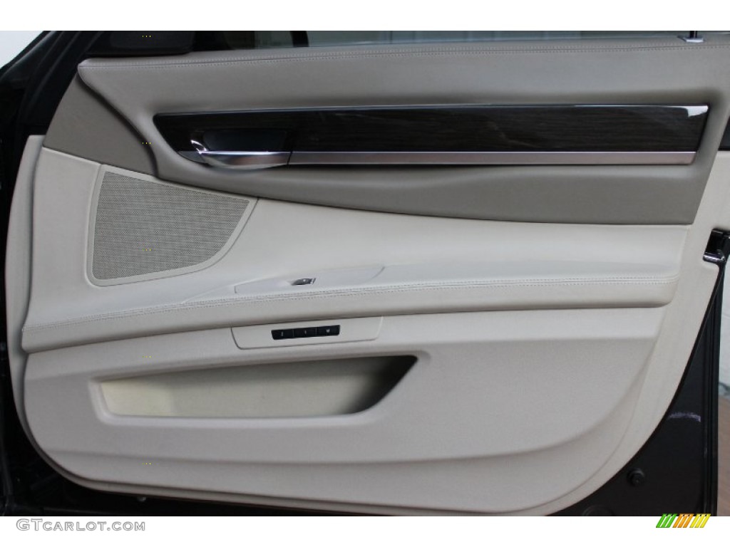 2009 7 Series 750Li Sedan - Dark Graphite Metallic / Oyster Nappa Leather photo #30