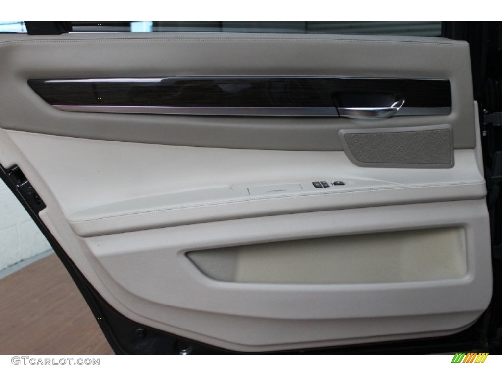 2009 7 Series 750Li Sedan - Dark Graphite Metallic / Oyster Nappa Leather photo #31