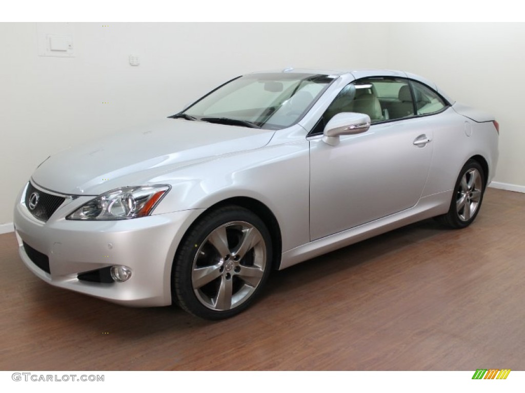 Tungsten Silver Pearl 2010 Lexus IS 350C Convertible Exterior Photo #79147944