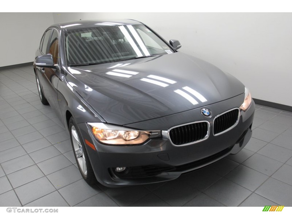 2013 3 Series 328i Sedan - Mineral Grey Metallic / Black photo #5