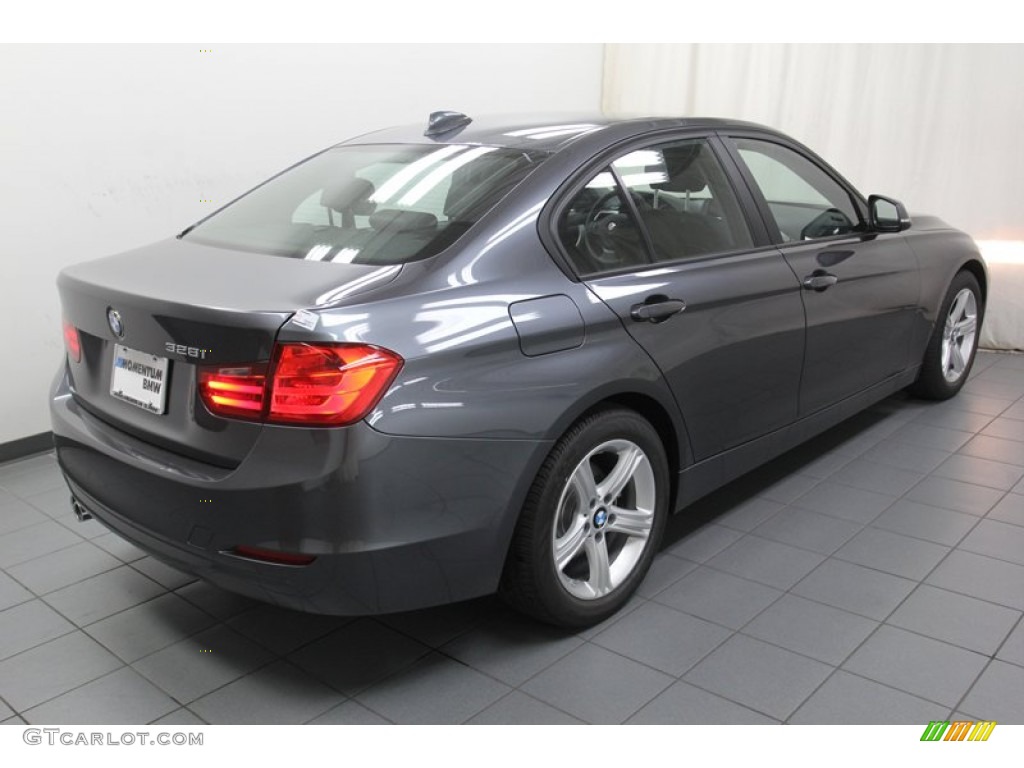 2013 3 Series 328i Sedan - Mineral Grey Metallic / Black photo #8