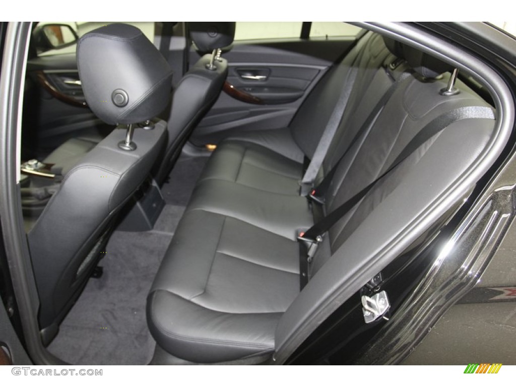Black Interior 2013 BMW 3 Series 328i Sedan Photo #79148913