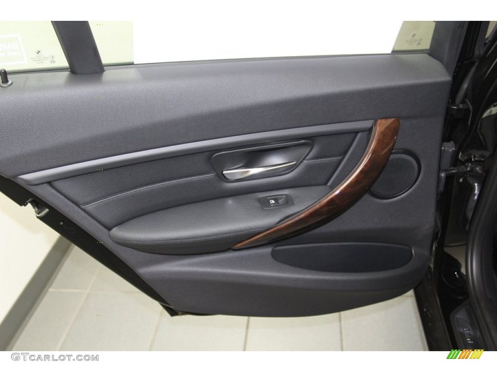 2013 3 Series 328i Sedan - Jet Black / Black photo #27